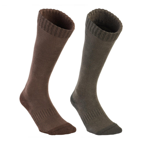 





PACK OF 2 PAIRS OF BREATHABLE TALL HUNTING SOCKS 100