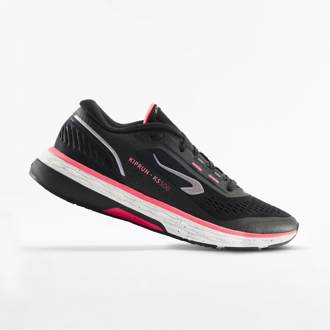 





Kiprun KS 500 Women's Running Shoes - black pink, photo 1 of 8