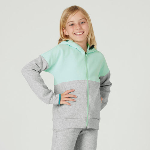 





Kids' Breathable Zip-Up Cotton Hoodie 900