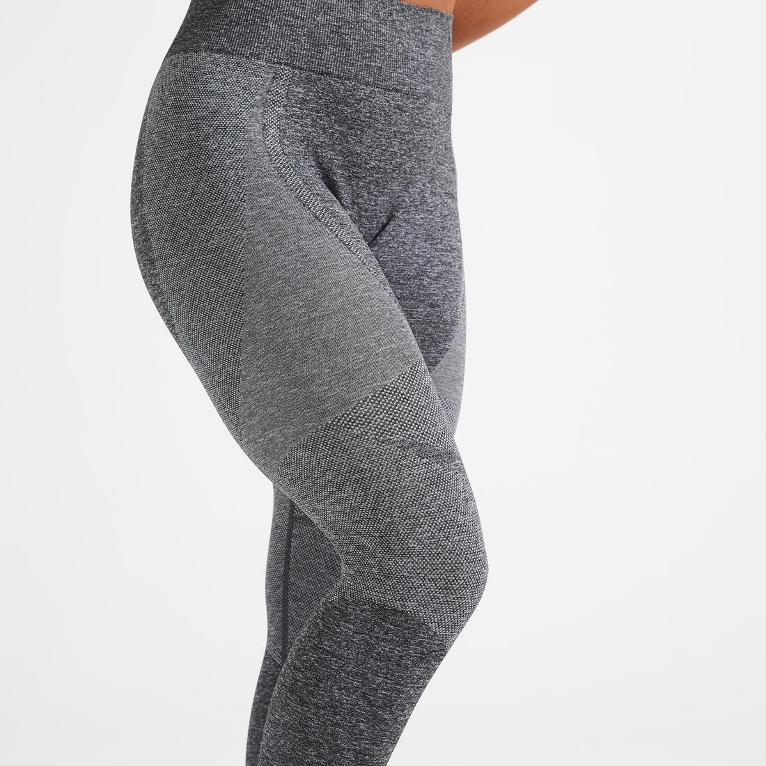 High-Waisted Seamless Fitness Leggings with Phone Pocket