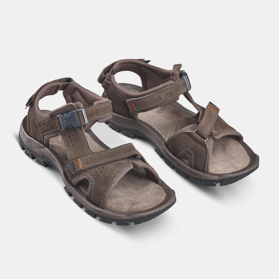 Men's leather walking sandals - NH120