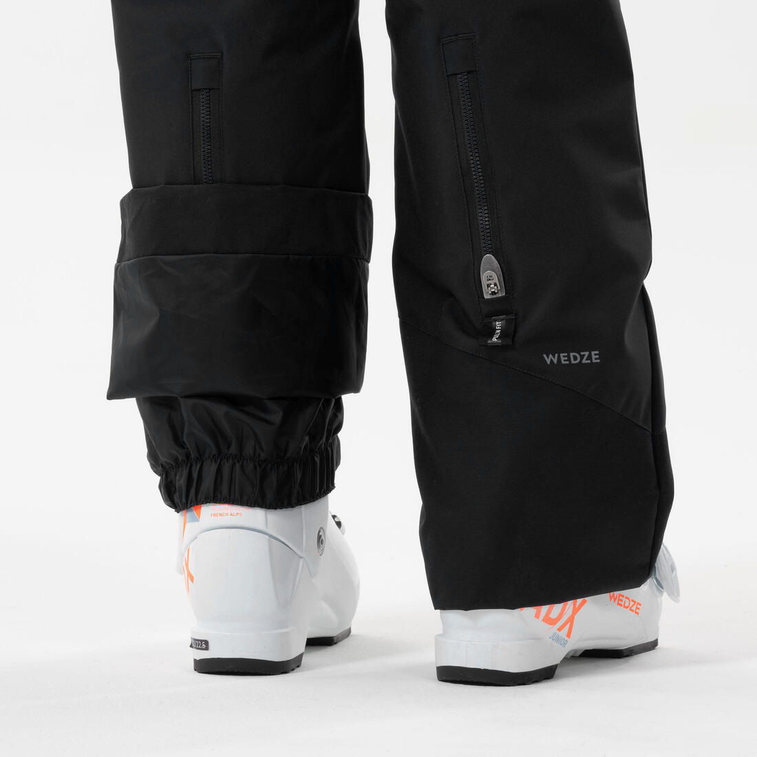 CHILDREN'S WARM AND WATERPROOF SKI TROUSERS -500 PNF-DENIM