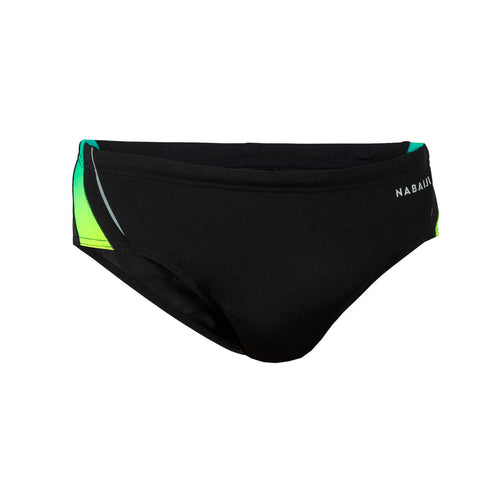 





BOYS' SWIMMING TRUNKS SWIM BRIEFS 900 YOKE - GRAD GREEN