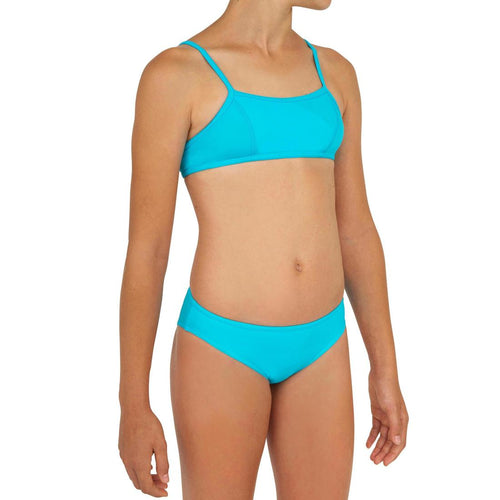 





GIRLS’ two-piece SURFING swimsuit BIKINI TOP BALI 100