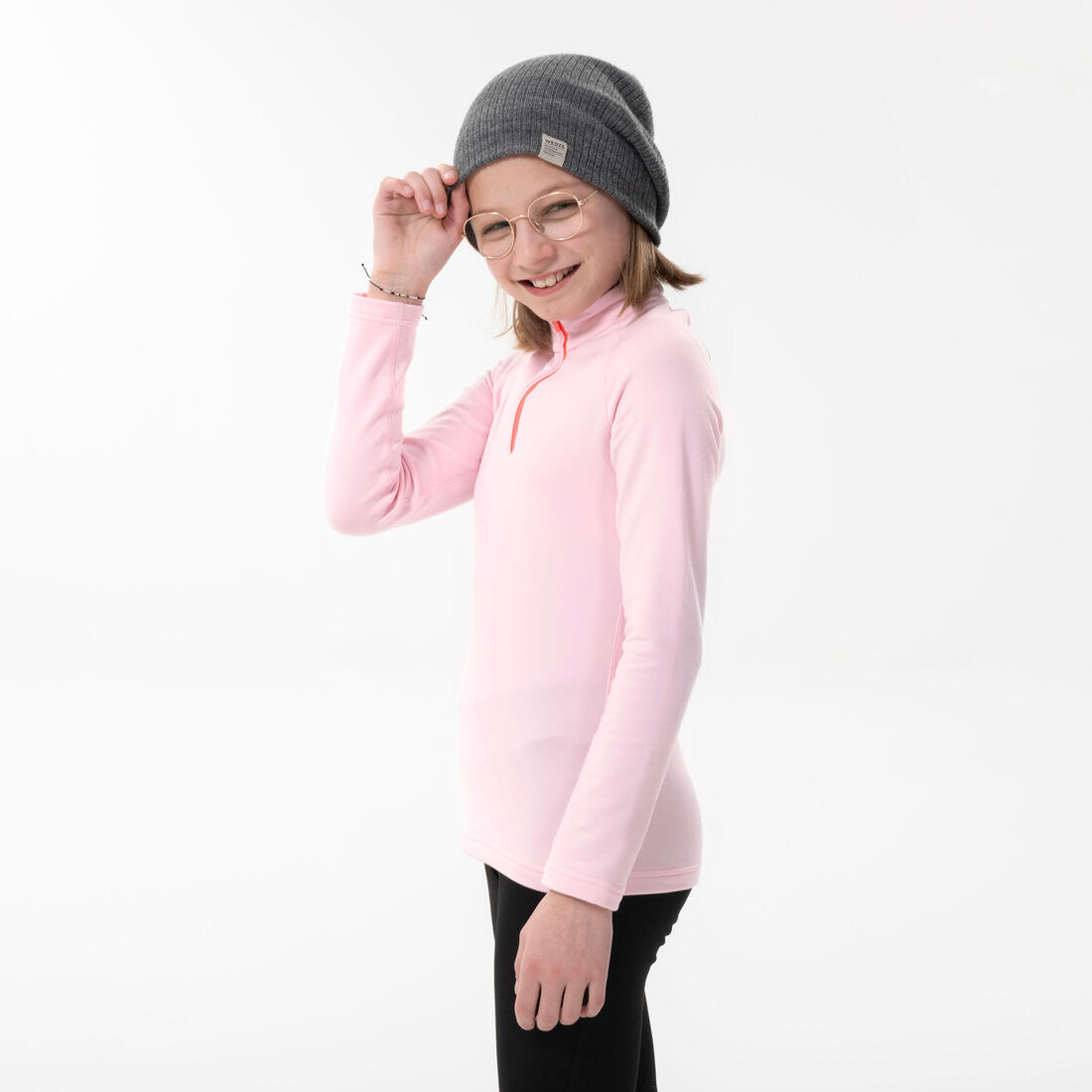 Kids’ Ski Base Layer 1/2 Zip Top - BL 500