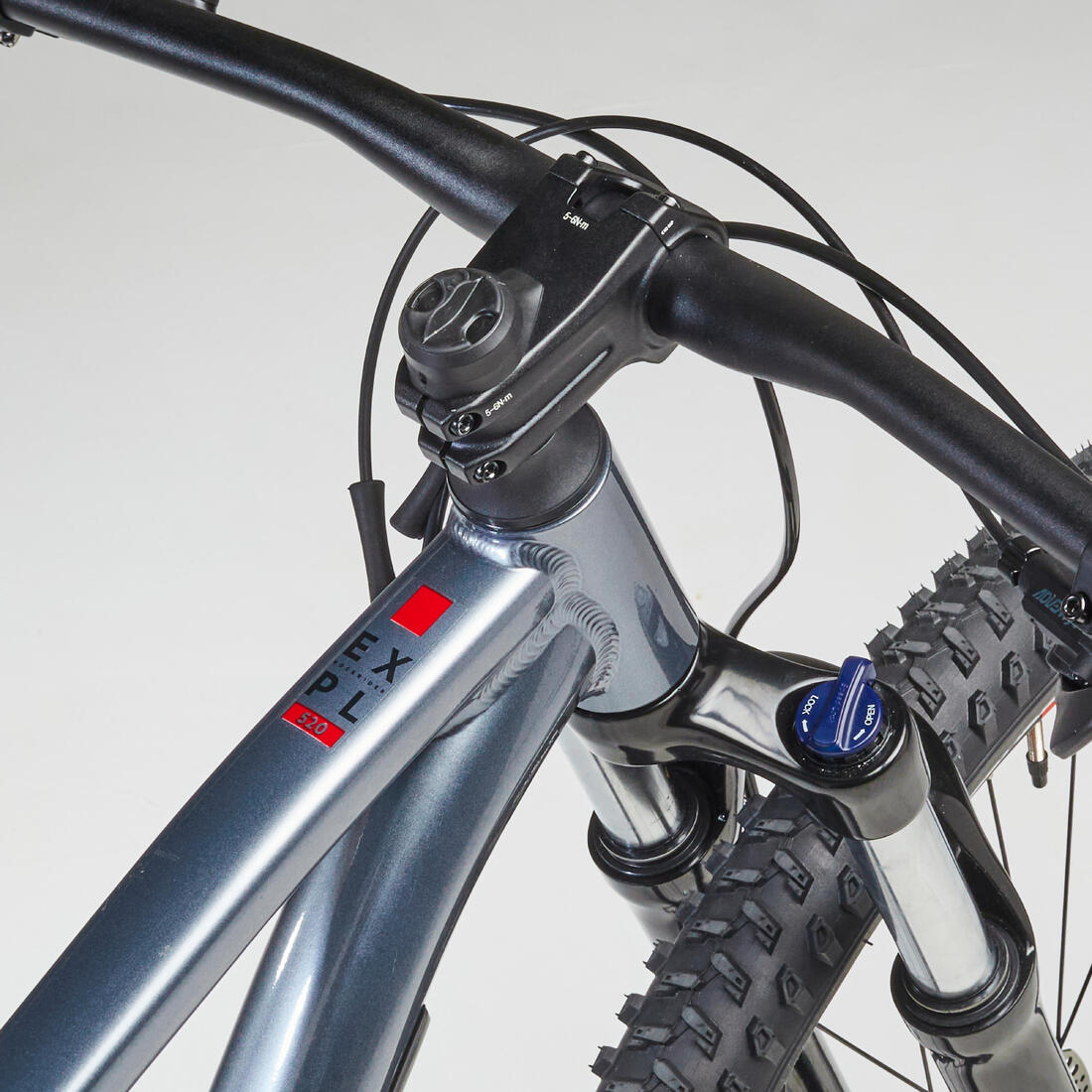29" Touring Mountain Bike Explore 520 - Grey / Red