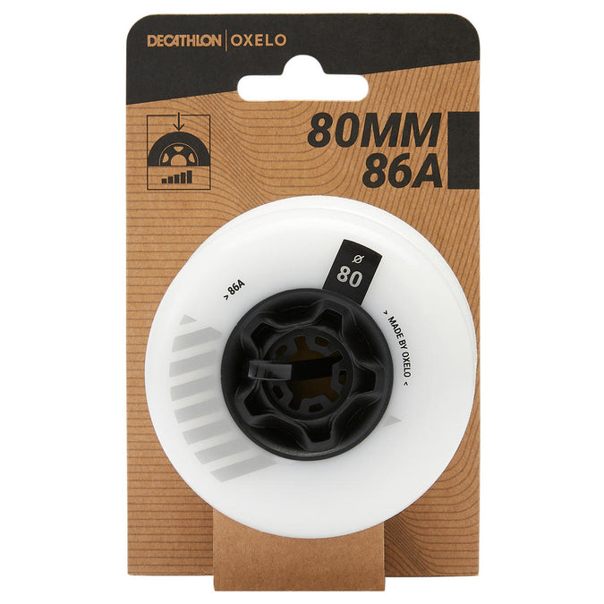 





80 mm 86A Freeride Inline Skating Wheels 4-Pack - White, photo 1 of 3