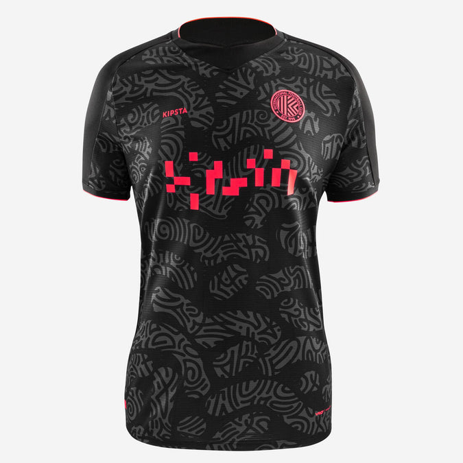 





Short-Sleeved Football Shirt Viralto II - Black/Grey/Pink, photo 1 of 14