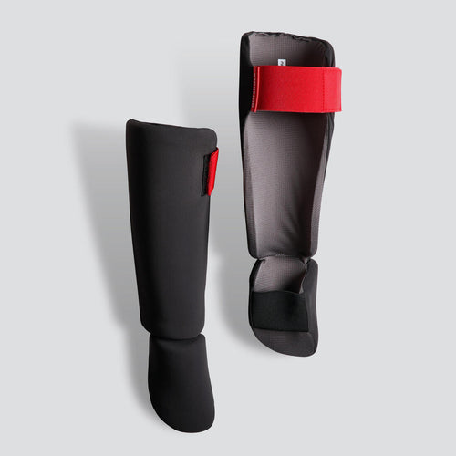 





Kids' Kickboxing Shin-Foot Guard 100