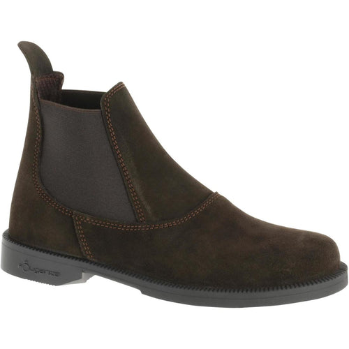 





Kids' Horse Riding Leather Jodhpur Boots Classic - Brown