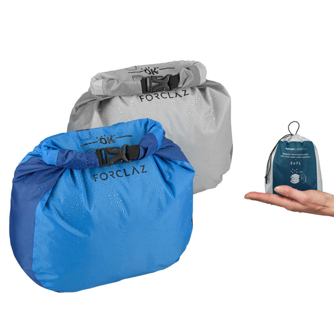 





Set of 2 trekking storage covers with waterproof half-moon - 2x7L, photo 1 of 3