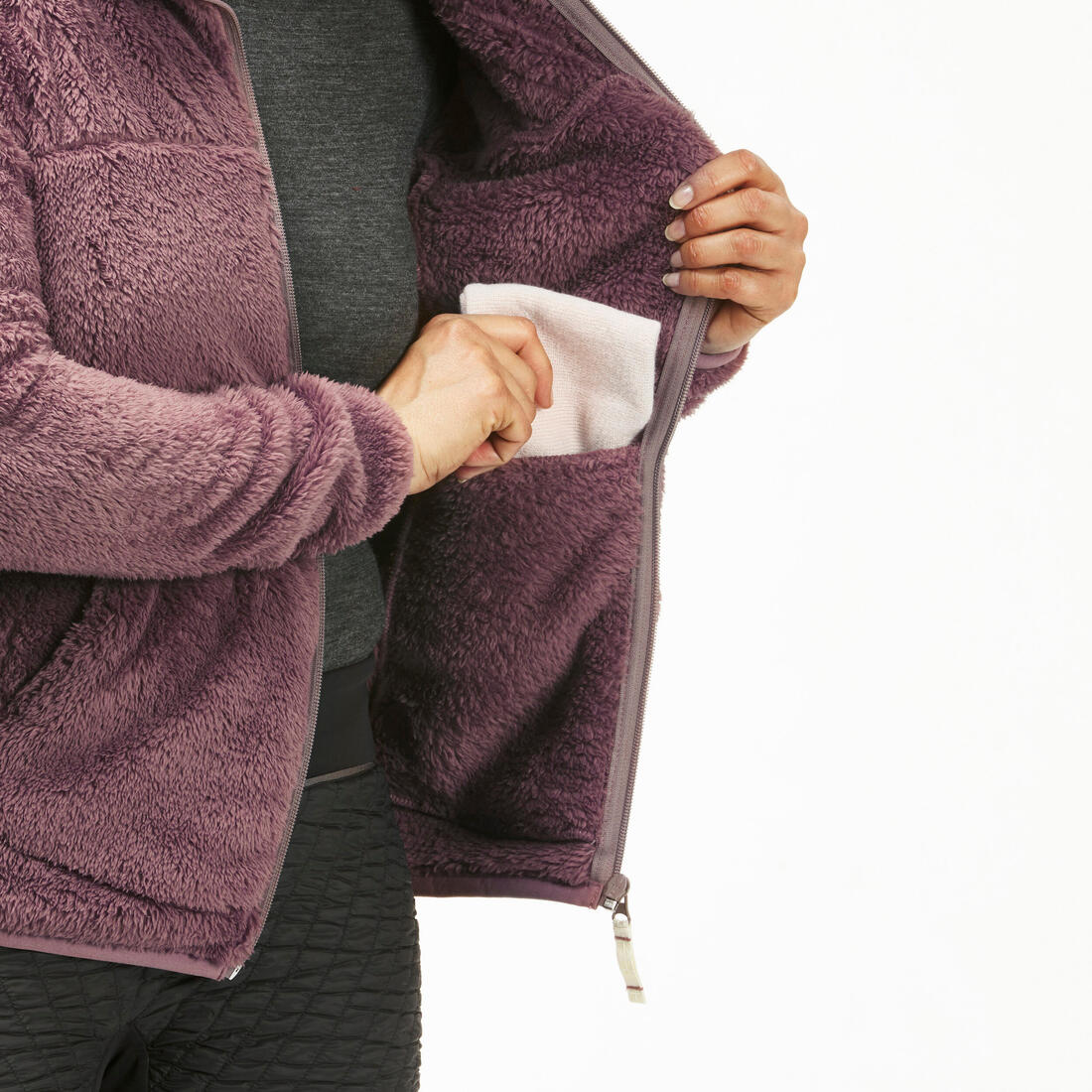 SH100 Women’s ultra-warm snow hiking fleece jacket