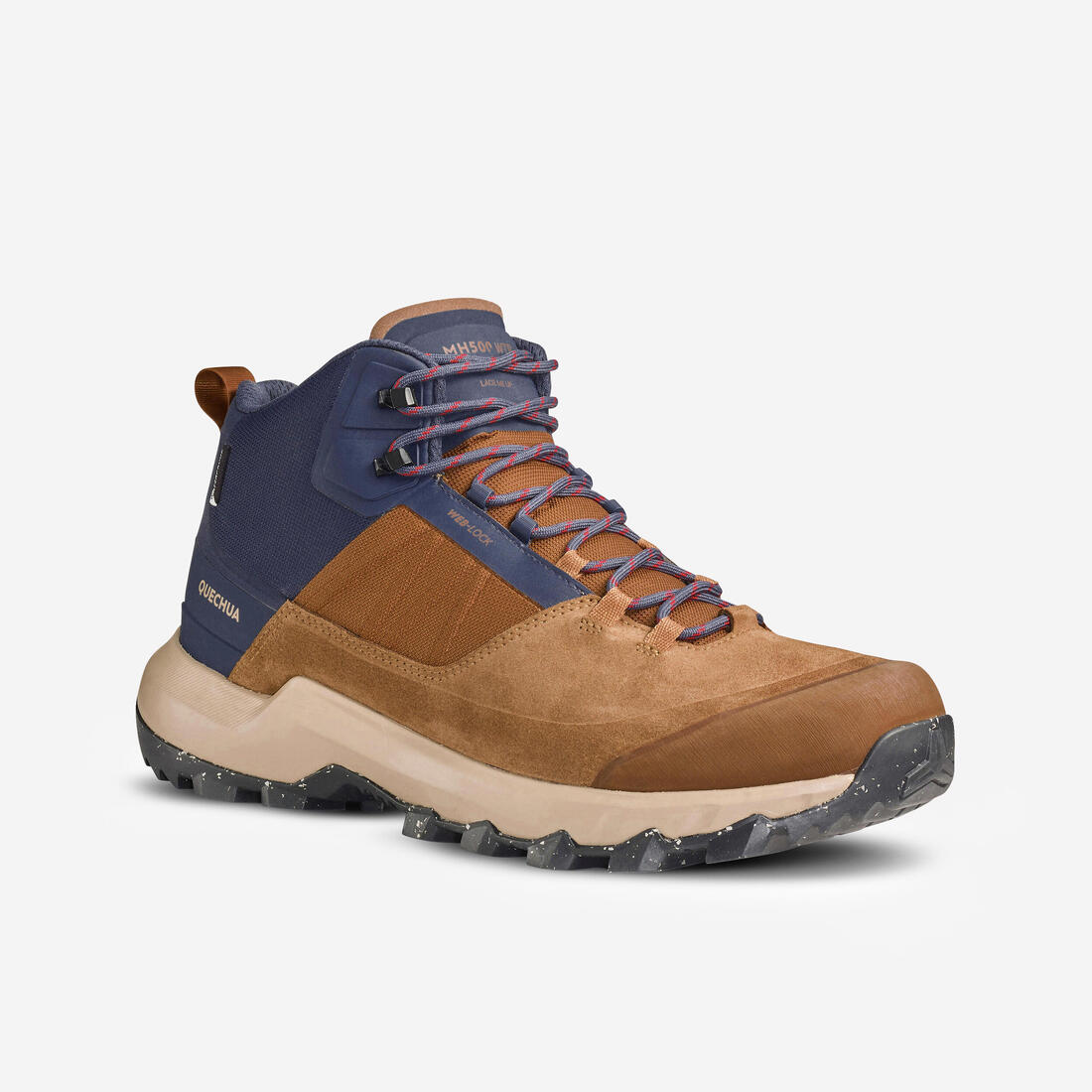Men's Waterproof Mountain Walking Shoes - MH500 Mid