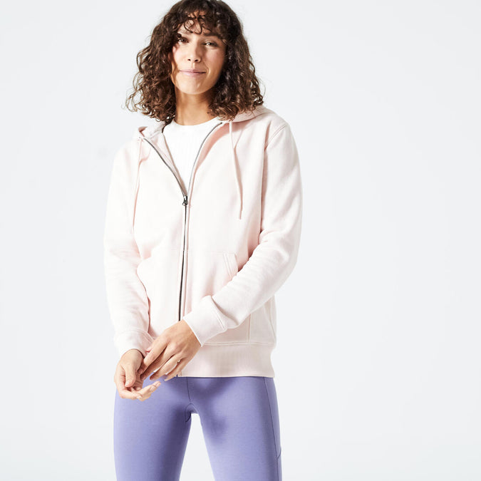 





Women's Zip-Up Fitness Sweatshirt - Rose Quartz, photo 1 of 5