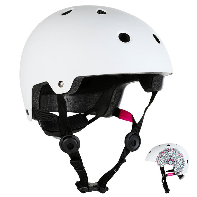 





Play 7 Inline Skating Skateboarding Scootering Helmet - White Mandala, photo 1 of 12