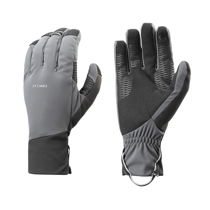 





Adult mountain trekking windproof touchscreen gloves - MT900 grey, photo 1 of 10