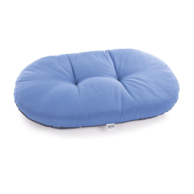 





Oval wadded dog cushion, blue., photo 1 of 1