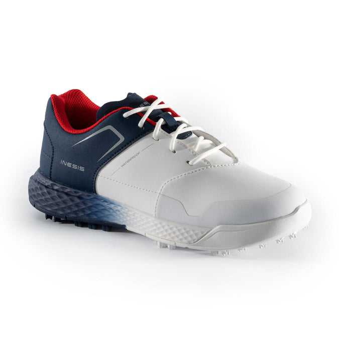 





Men's golf shoes waterproof kids - MW500 white and blue, photo 1 of 7