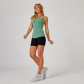 Women's Slim-Fit Fitness Crew-Neck Tank Top 500
