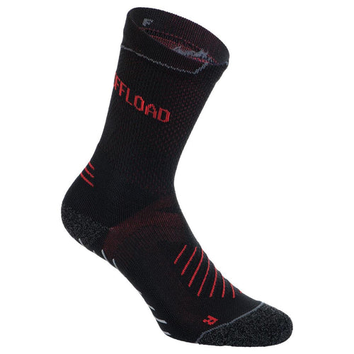 





Adult Non-Slip Mid-High Rugby Socks R500 - Black