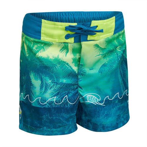 





kids’ swim shorts 500 - green