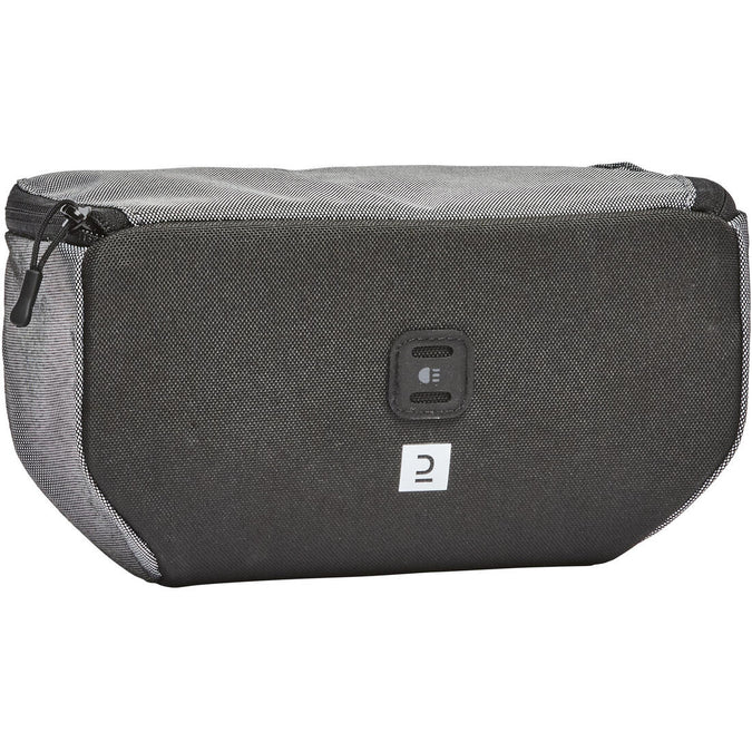 





Kids' Front Bike Bag - Black/Grey, photo 1 of 3