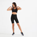 Women's High-Waisted Fitness Cardio Cycling Shorts