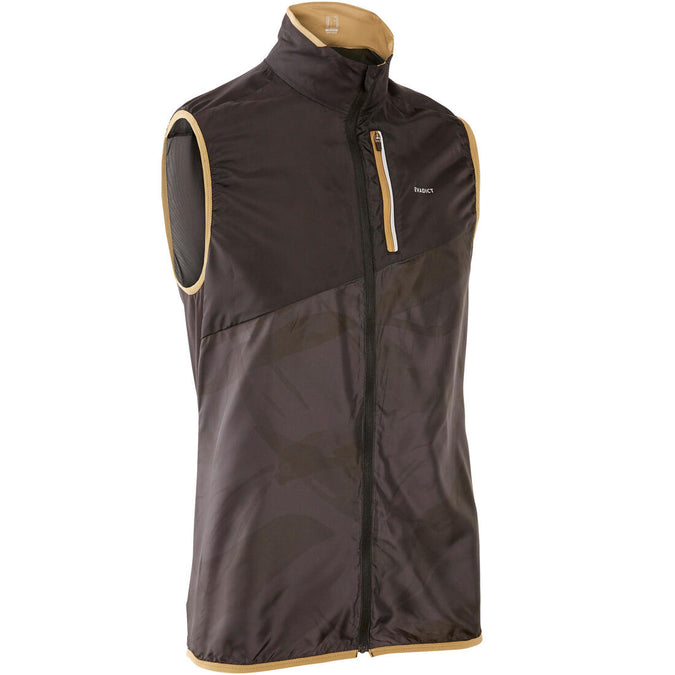 





MEN'S TRAIL RUNNING SLEEVELESS WINDPROOF JACKET - GREY BLACK, photo 1 of 11